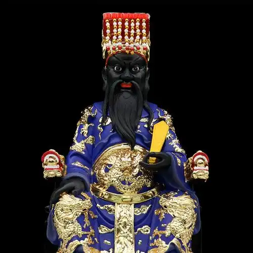 包邮阎王像阎王爷神像阎罗王十殿阎王阎罗天子树脂佛像16英寸