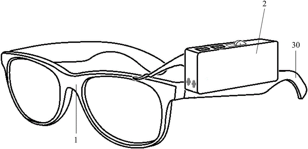 cn205563004u_具有距离监测功能的智能眼镜有效