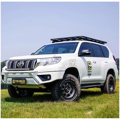 运良改装适用于18款普拉多lc150霸道mr越野杠前保险杠