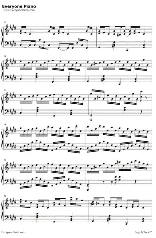 钢琴谱 一首超难钢琴曲来袭#学琴之路  #钢琴打卡 - 抖音