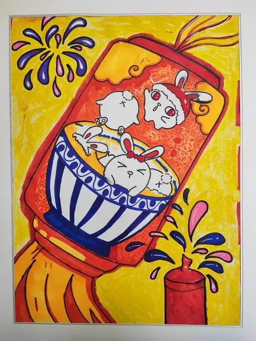 "奇思妙笔 童画新年"元旦主题儿童画展(一)