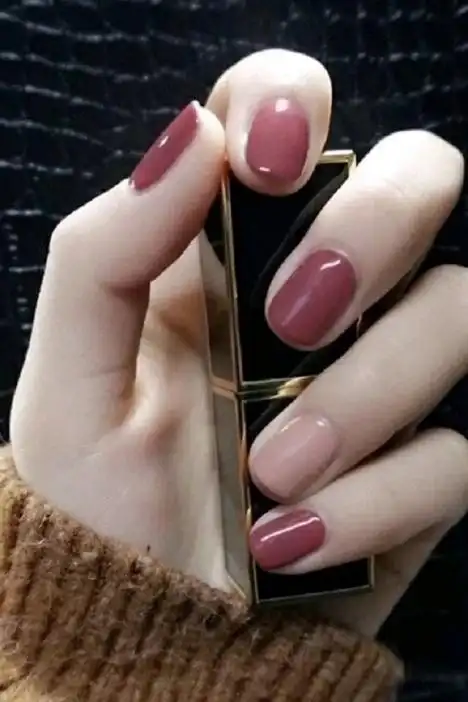 果冻透粉可爱仙女淑女纯色圆头六芒星假指甲成品穿戴美甲