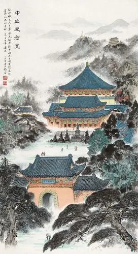 水墨建筑丨谭大鹏绘