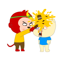 啪啪啪,狠狠的打你屁股 - 打人揍人qq表情图片大全