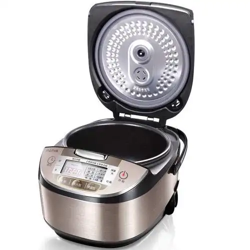 美的(midea)电饭煲 拉丝不锈钢机身 立体加热 聚能釜内胆4l电饭锅mb