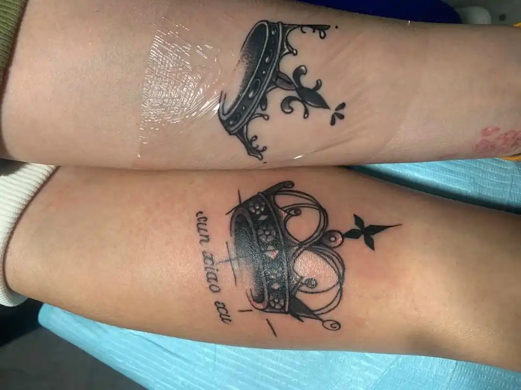 tattoo  本店作品 情侣纹身 - 抖音