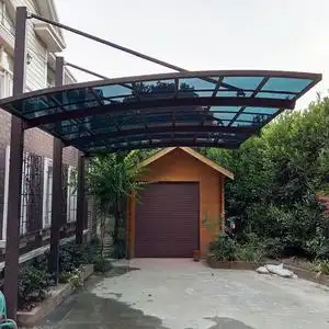 车棚停车棚 家用车库棚庭院铝合金雨篷防晒遮阳棚别墅汽车遮雨棚