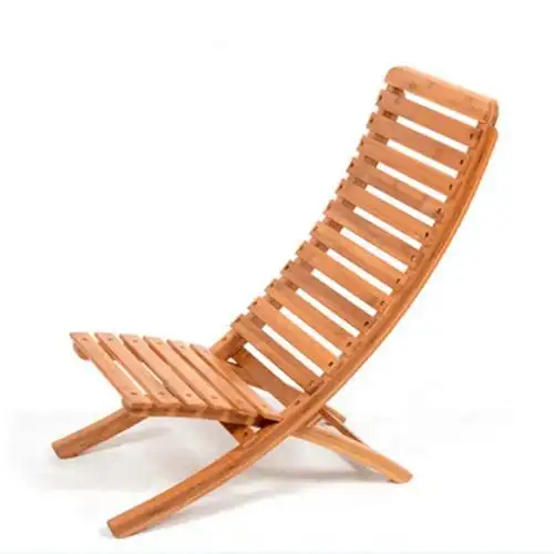 寻木匠花窗yz0025 寻木匠竹椅简易沙滩椅庭院折叠实木躺椅阳台椅懒人