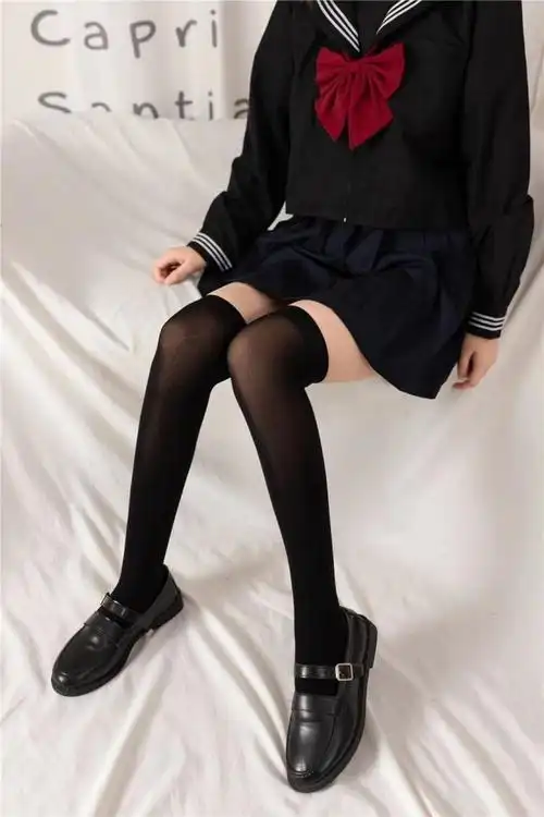 秋季新款夏秋季天鹅绒过膝黑丝白丝袜子女中筒袜日系显瘦长筒袜学jk丝