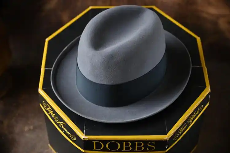 bob1950年代dobbs古董海狸毛爵士帽