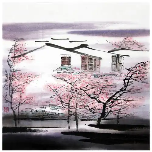 佟建国 《江南小镇之春夏秋冬》极具收藏价值1603