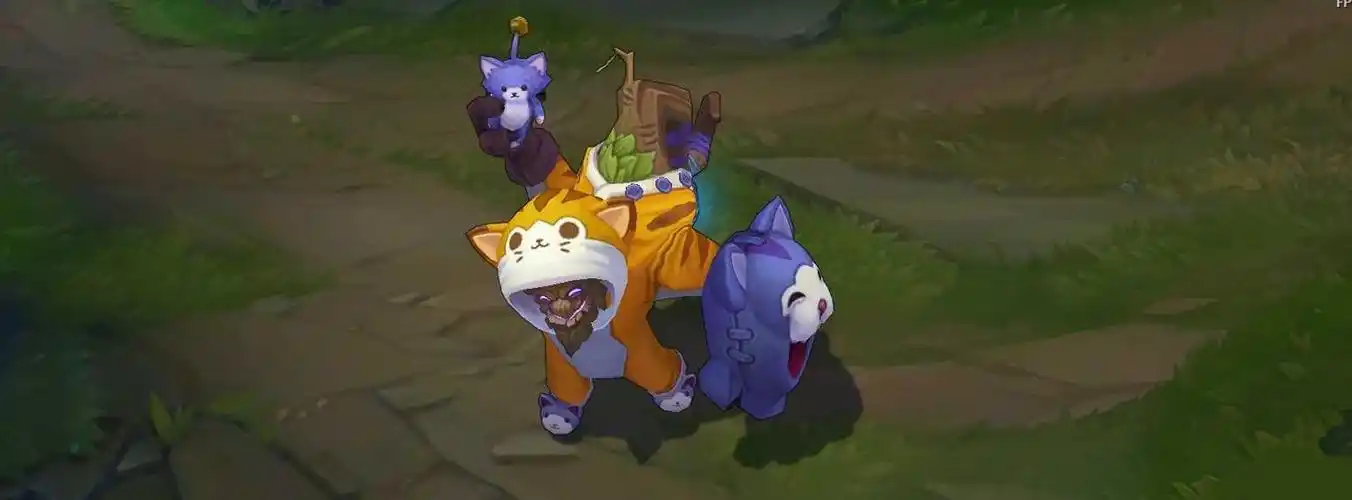 愚人节茂凯 lol大树新皮肤展示_英雄联盟