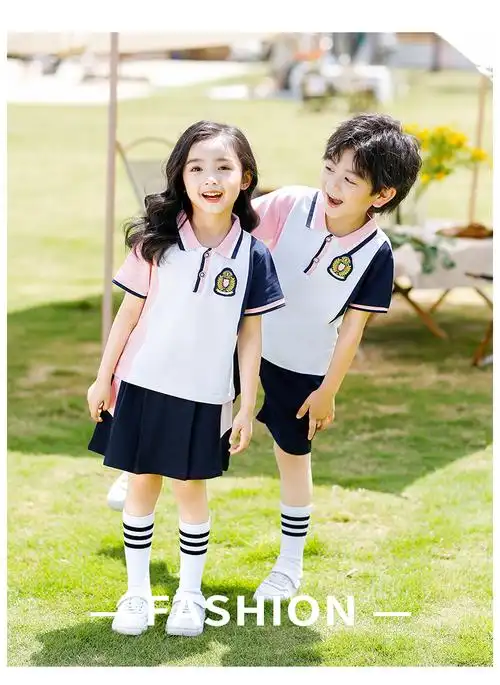 特价儿童校服套装夏季小学生班服套装夏装幼儿园园服一年级服装毕业服