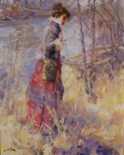 美国印象派画家丹贝克的人体油画美到没话说