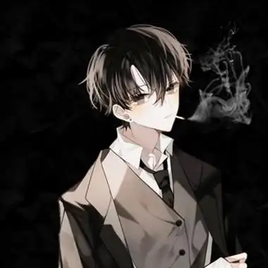 动漫男生叼烟冷酷头像图片(优选18张)