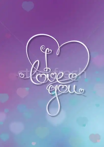 商业照片: 情人节 ·卡·爱· 紫色 · 蓝色