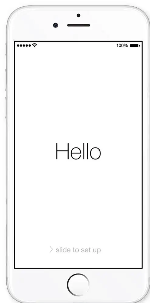 iphone6白色模板图片