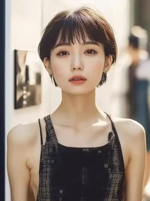 看韩女短发潮流