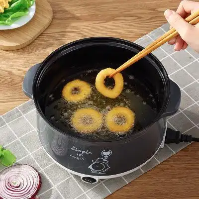 小锅多功能家用学生宿舍蒸煮一体锅寝室神器小功率煮面小电锅1人2