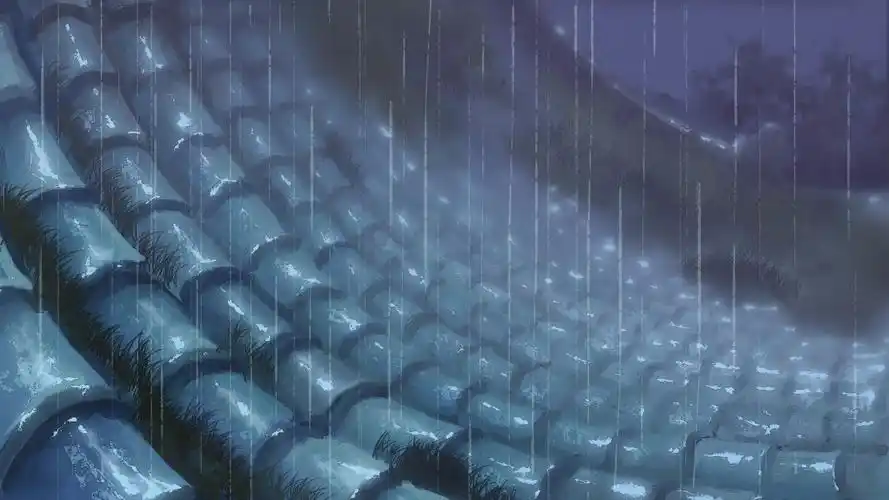 两个汉子的水墨侠客梦丨清华大学美术学院《雨夜》