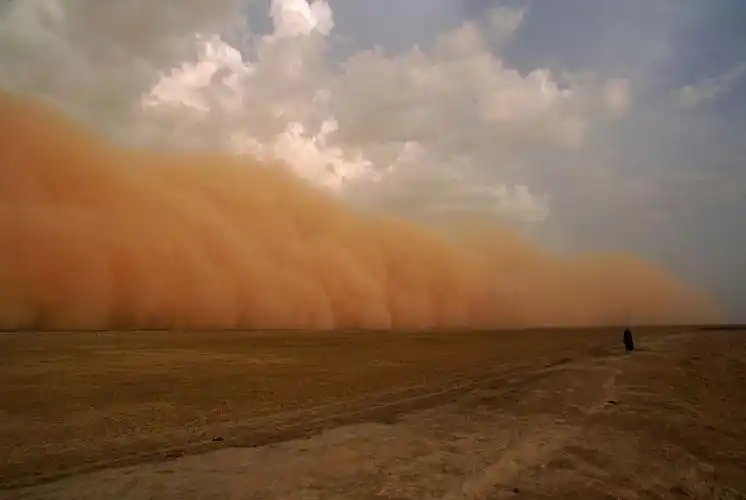 沙尘暴来袭恐怖景象组图