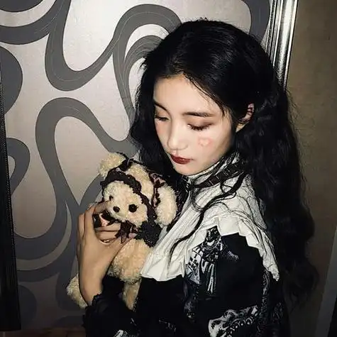 黑暗系女生头像自截