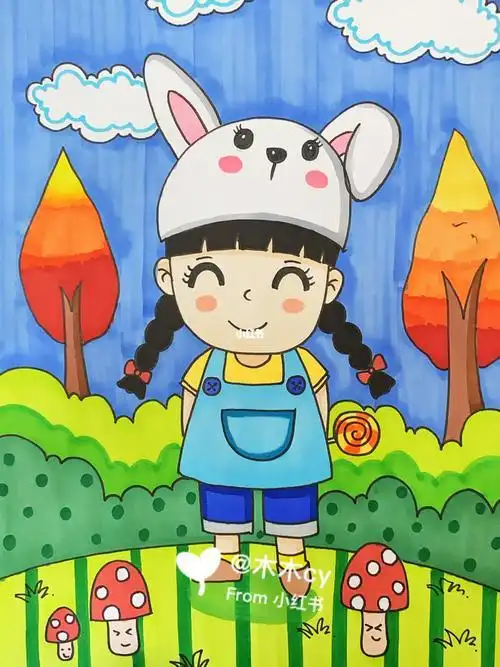 最简单的儿童画 简单的儿童画图片大全