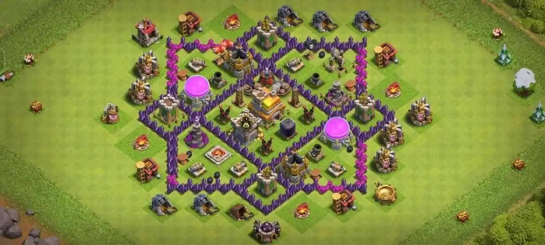 七本最强防御阵型图链接怎么用?部落冲突七本阵型加流派详解