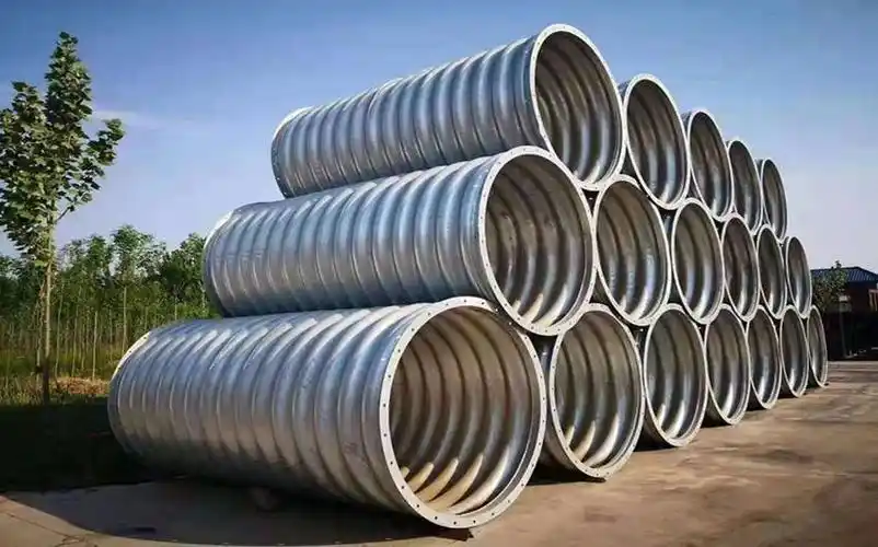 库伦旗涵洞钢波纹管 运驰金属波纹涵管 内蒙古钢波纹管涵厂家