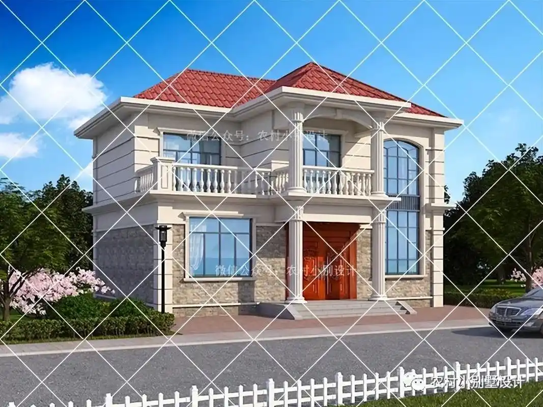 30套20万就能盖的二层农村别墅户型,农村预算20万二层别墅设计图