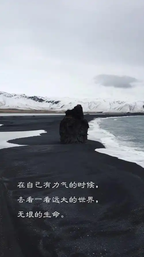 忍忍就过去了优美小清新句子图片