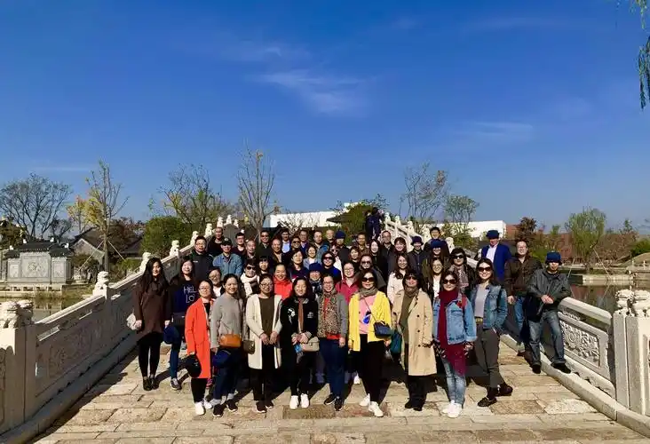 上海南汇中学教职工游广富林遗址与西佘山