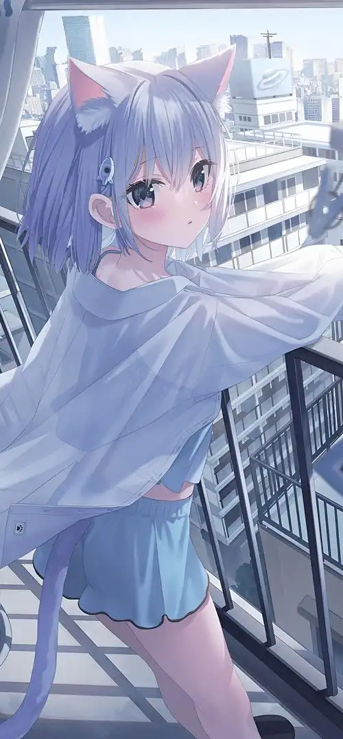 软萌又可爱79 - 猫耳女子壁纸特辑 -_角色_不知道_带回家