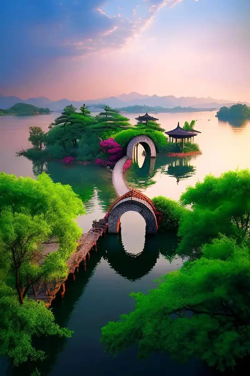 杭州西湖的春天有多美?阳春三月,桃红柳绿