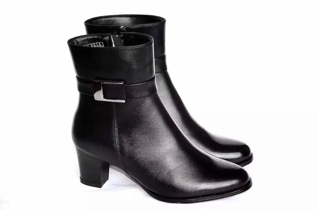 07女军官常服绒皮鞋 - 抖音