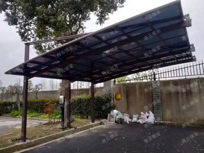 农村小轿车车棚农村停车棚自家停车棚汽车车棚定做厂棚汽车