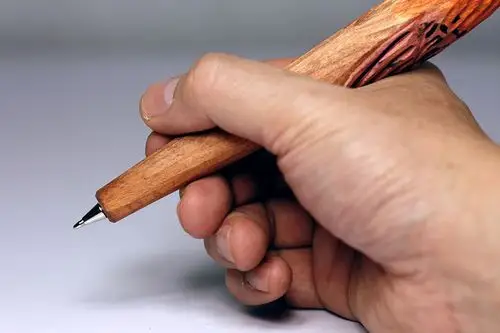 手工木刻笔 木雕笔创意圆珠笔工艺笔可换笔芯多种款式(环保)