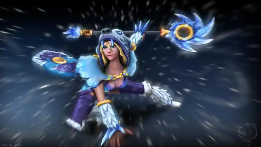 水晶室女图片 dota2英雄图片