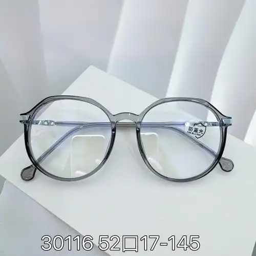 新款tr圆框防蓝光网红超轻舒适同款眼镜架青少年学生时尚潮流