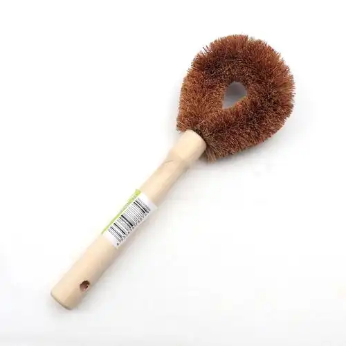 二两元店日用百货椰棕锅刷木柄不沾油洗锅刷子清洁刷地摊批发货源