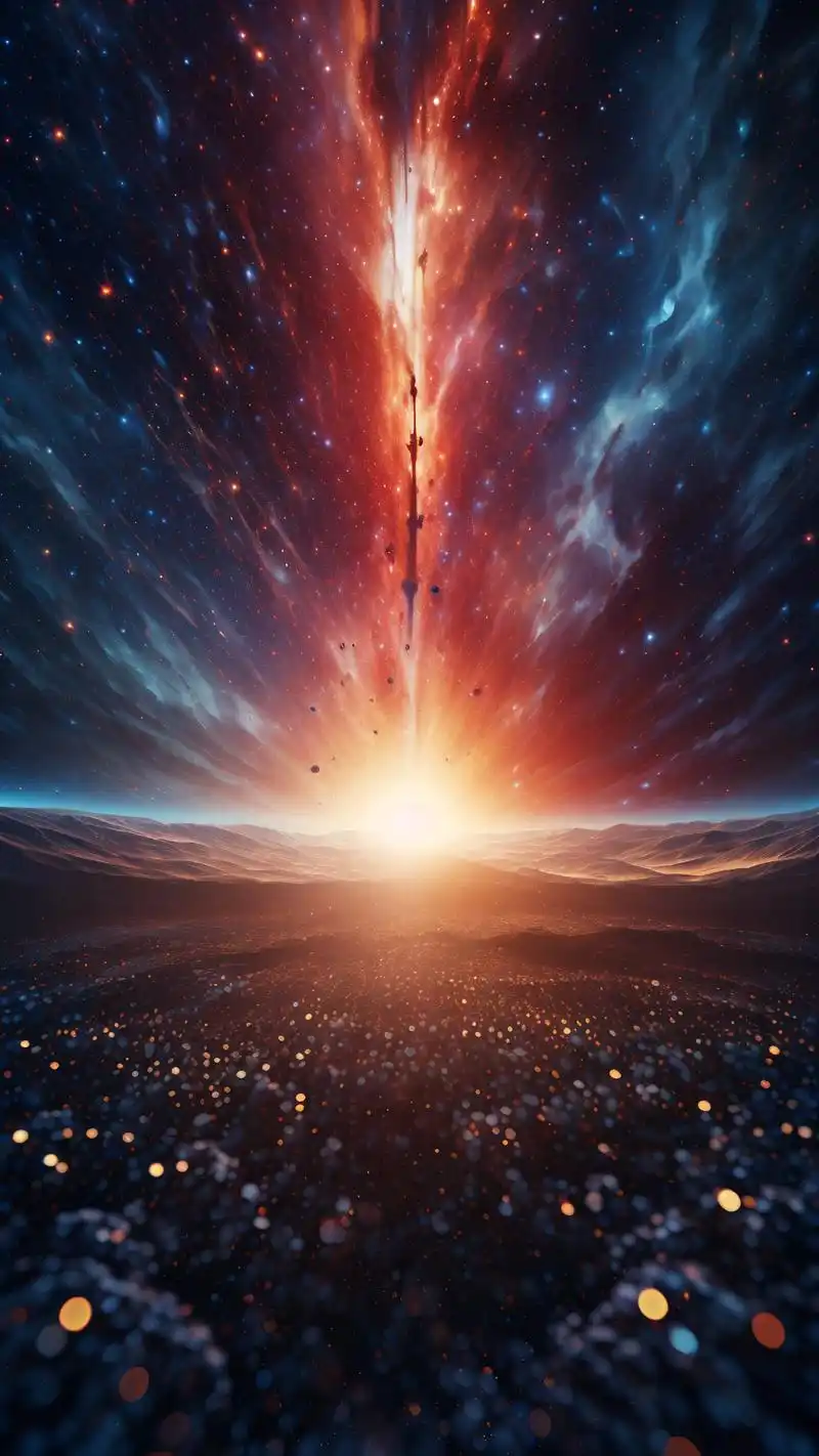 炫酷立体星空手机壁纸9078