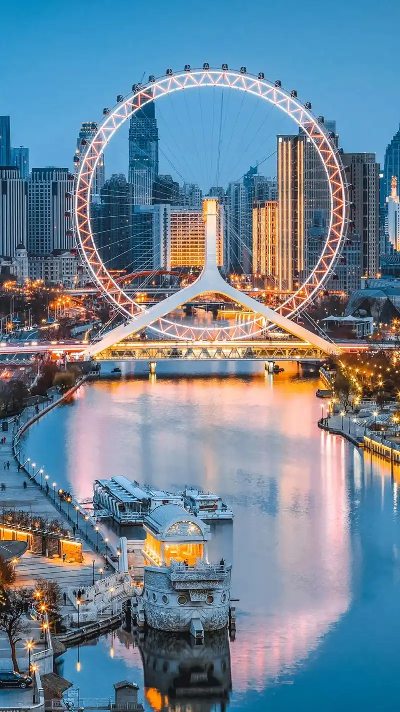 醉美津城#天津 #哏儿都 #最美的风景 #加油 - 抖音