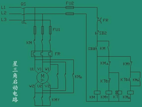 文档下载 所有分类 工程科技 电子/电路 > 星三角启动控制原理图第1页