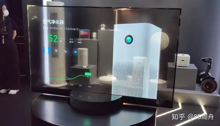 小米透明电视,从科幻电影走到现实