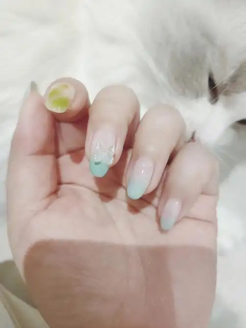 清透小薄荷小仙女的美甲呀