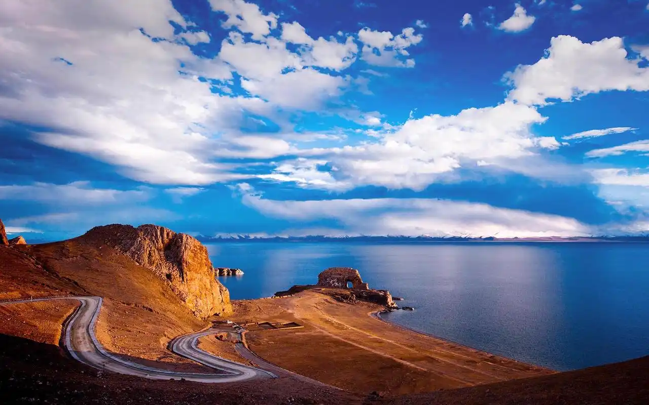 西藏圣象天门风景图片桌面壁纸