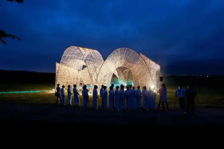台湾竹亭舞台景观