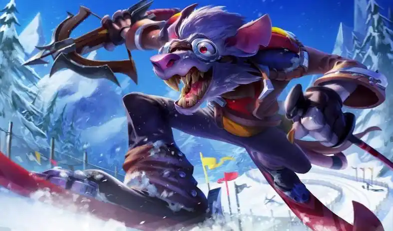 lol英雄联盟瘟疫之源图奇老鼠北风冻原皮肤9