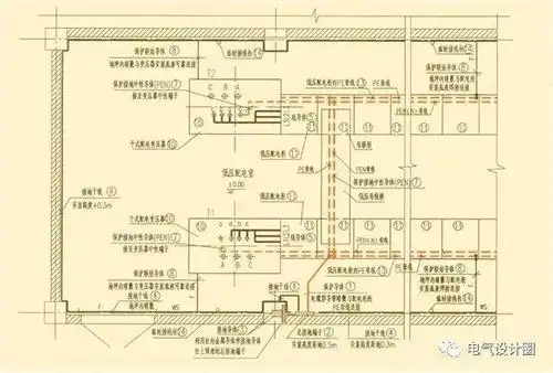 图集《防雷与接地》14d504   双电源单母线分段 tn-c-s 系统变电站