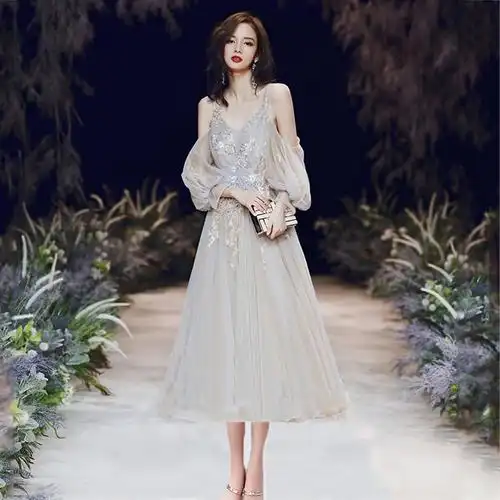 晚礼服仙女超仙森系